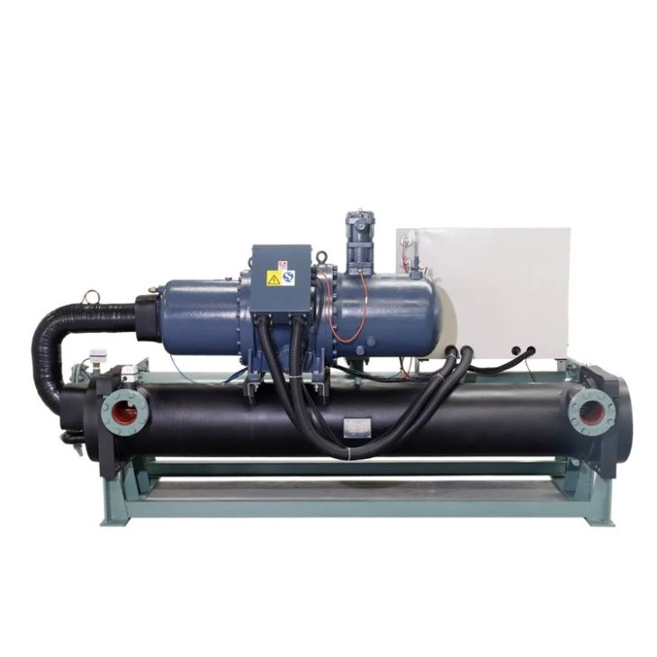 High Efficiency HVAC water cooled screw chiller (3)