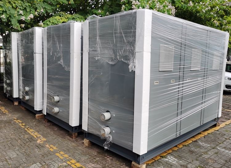 4 Units Box Type Water Cooled Screw Chiller Ready To Ship